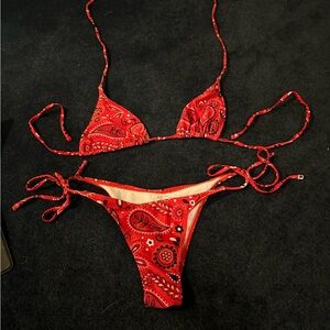 Bandana print bikini